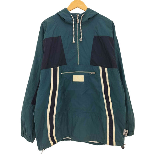 フィラ FILA 90s ナイロン 裏地メッシュ ハーフジップ アノラックパーカー メンズ JPN:L